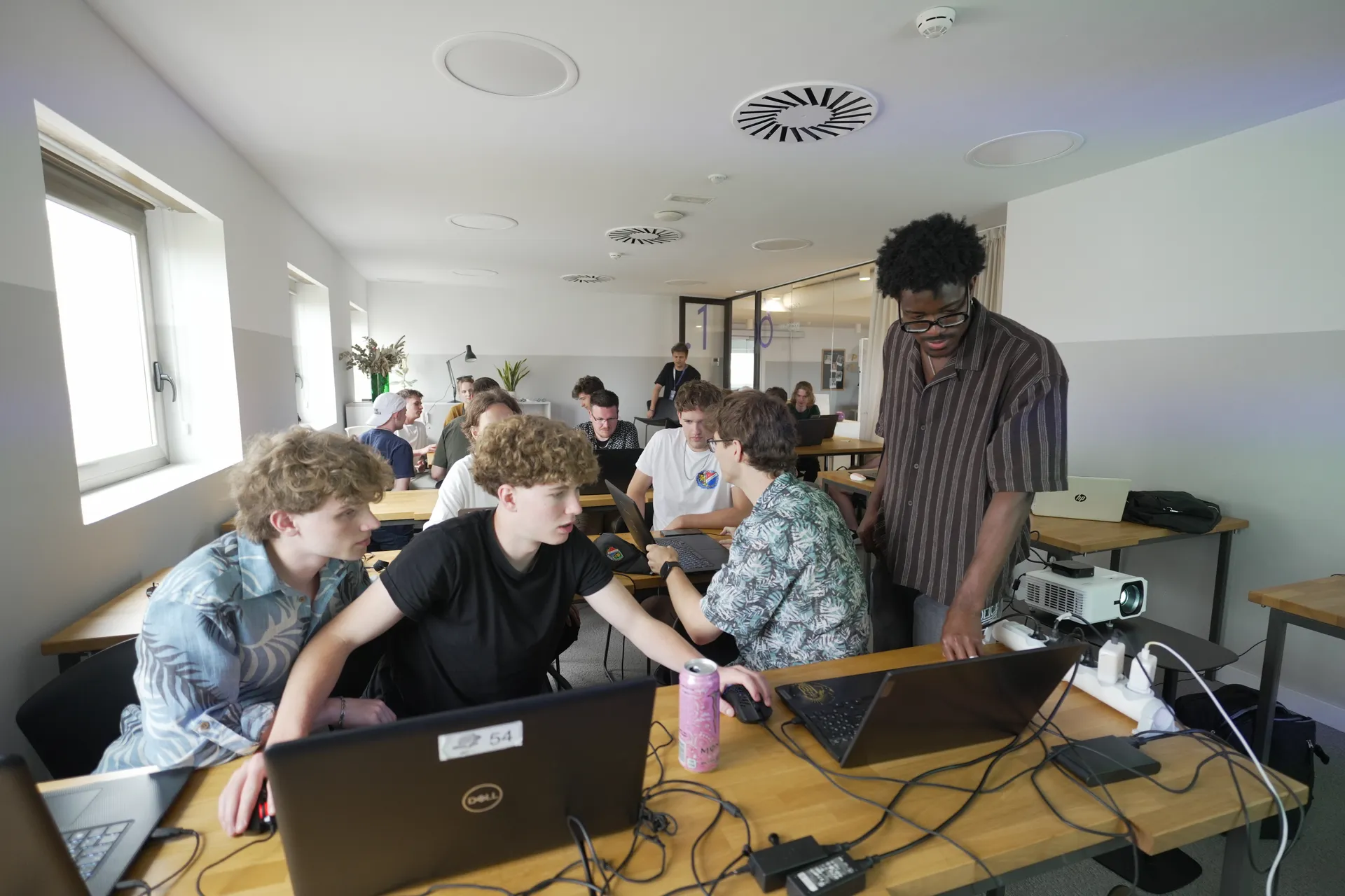 Students from NOSCH on demo day
